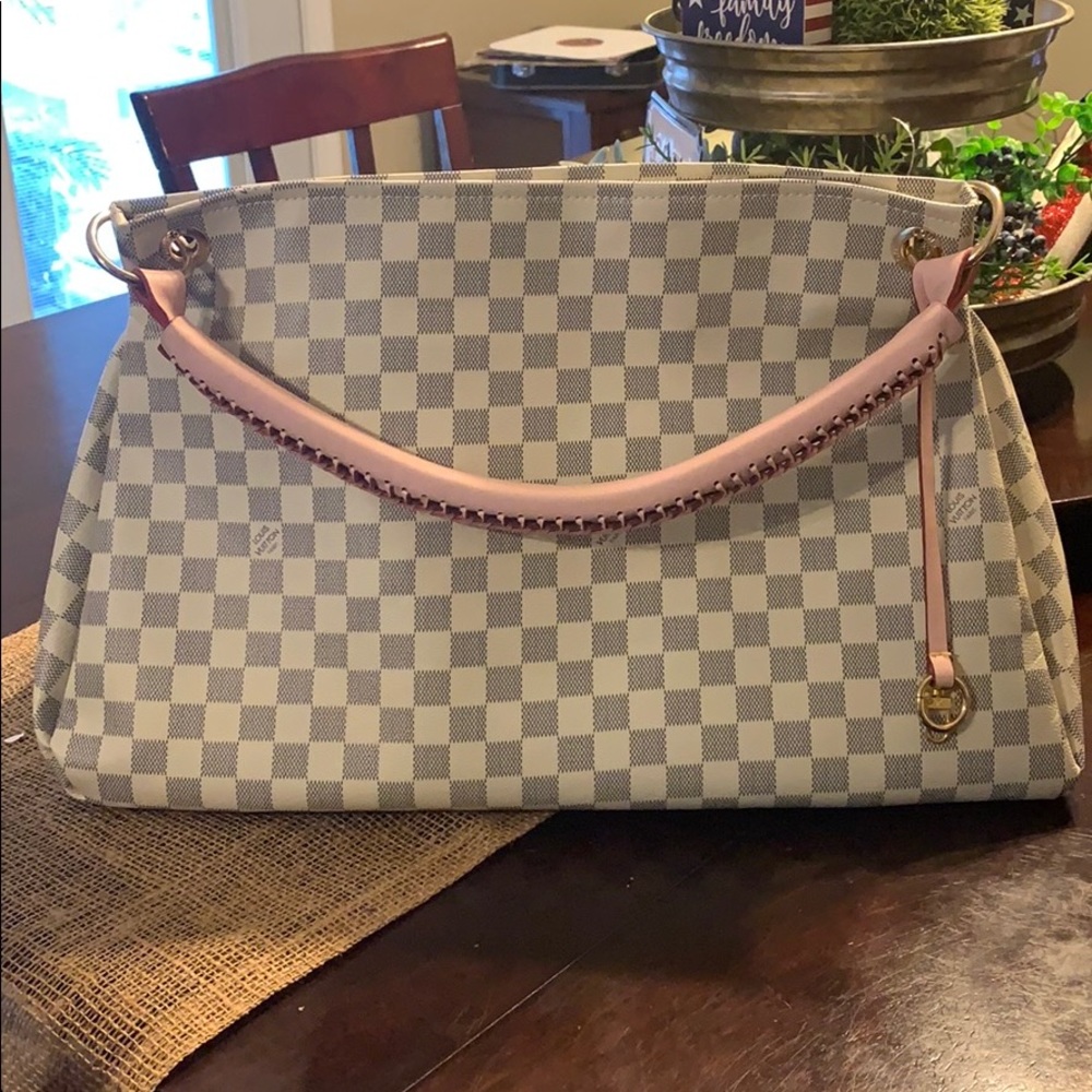 Checkered purse